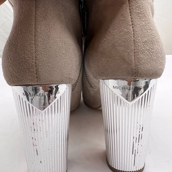 Michael Kors suede Paloma booties gray size 5.5 - Picture 7 of 10